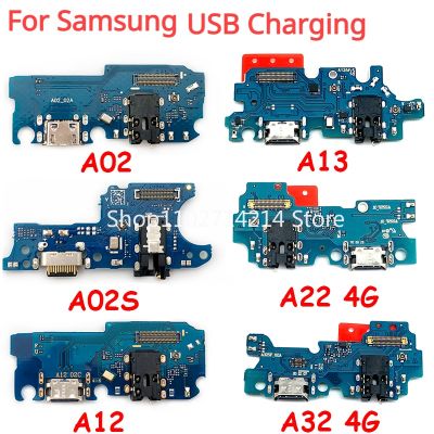 ใหม่พอร์ตชาร์จ USB บอร์ดชิ้นส่วนเชื่อมต่อสายเคเบิลแบบยืดหยุ่นสําหรับ Samsung A02 A02S A12 A21 A31 A32 A41 A51 A70 A71 โมดูลไมโครโฟน