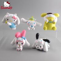 Kuromi Sanrio 4Cm Cinnamoroll เทศกาลเมโลดี้ของประดับตกแต่งภาพอนิเมะการ์ตูนน่ารักของเล่นของขวัญวันเกิดคริสต์มาส