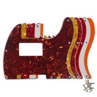 【lz】₪☂  Feiman guitarra acessórios pickguards com 8 parafusos para padrão americano paf humbucker tele telecaster guitarra placa de risco