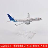 JASON TUTU กระเป๋า16Cm Garuda Indonesia เครื่องบินจำลอง A330แอร์บัสโมเดลเครื่องบินอากาศยานโลหะ1/400จากโรงงานการขนส่งสินค้าของเครื่องบิน