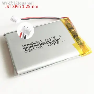 3.7V 1200mAh Thermistor 3 wires Polymer Li Lipo Battery 503759 For