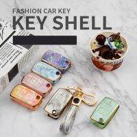 TPU Jade Pattern Car Key Cover Case Protection for VOLKSWAGEN Tujuan Passat B6 B7 Golf 4 5 6 MK6 Jett New