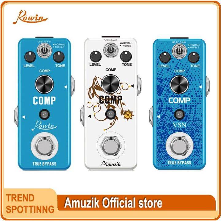 Rowin Guitar Compressor Pedal Digital Comp Effect Pedals For Electric