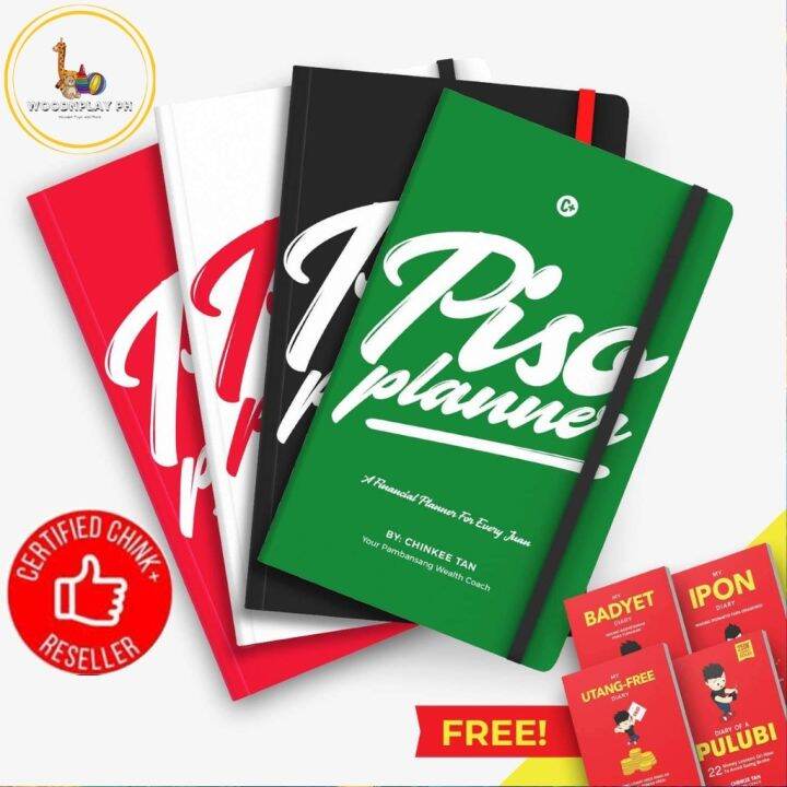 2023 / 2024 / 2025 Edition Piso Planner with 4 Diary Books Bundle by