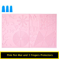 3D Pen Drawing Mould Printing Pen Design Pad 3D Printing Pen Silicone Mat Pad for Kids DIY Handmade Auxiliary Tools