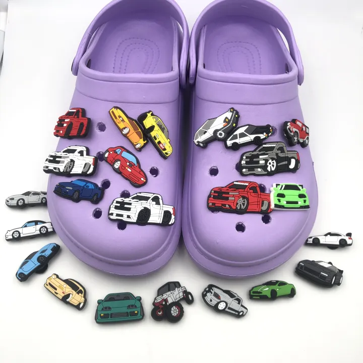 car Jibbitz Crocs Shoe Charms Pack for Crocs Clog Shoes Bracelet