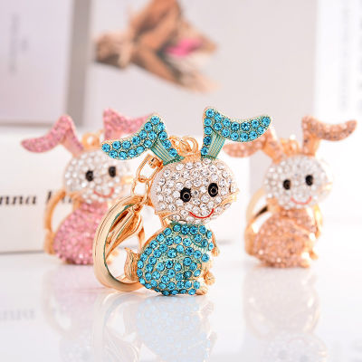 Rabbit Key Chain。rabbit Keychain Bunny Keychain Womens Keyrings And Keychains Personalised Keychains For Women Pink Keychains