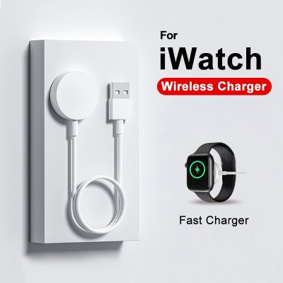 For Apple Original Magnetic Wireless Charger For iWatch 8 7 6 SE Portable Fast Charging Watch Series 5 4 3 2 1 USB Cord Cable