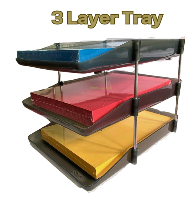 Three or Two Layer Stackable Paper Tray / 3 Layer document paper tray