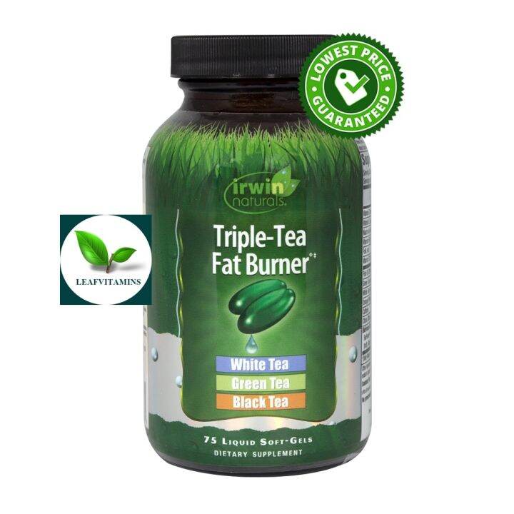 NEW Irwin Naturals Triple Tea Fat Burner / 75 Softgels Lazada.co.th