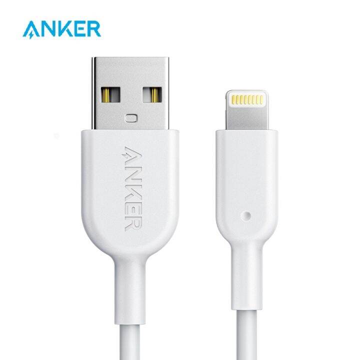  Anker 6ft Premium Double-Braided Nylon Lightning Cable, Apple  MFi Certified for iPhone Chargers, iPhone X/8/8 Plus/7/7 Plus/6/6 Plus/5s,  iPad Pro Air 2, and More(Black) : Electronics