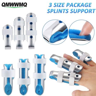 3Pcs/Set Finger Splints for Finger Knuckle Immobilization of Adults &amp; Children Broken Fingers Straightening  Arthritis  Sprains Adhesives Tape