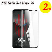 2pcsสำหรับZTE Nubia RedMagic 5G/NX659Jกระจกเทมเปอร์ฟิล์มNubia Redmagic 3 / Nubia Redmagic 3S/NX629Jครอบคลุมเต็มหน้าจอ