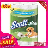 สก๊อตต์ เอ็กซ์ตร้า กระดาษชำระ บิ๊กโรล ยาวพิเศษ x 24 ม้วนScott Extra Big Roll Toilet Tissue x 24 Rolls