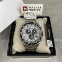 【AuthenticDirect from Japan】CITIZEN CB5874-90A Citizen Collection Eco-Drive Radio Direct Flight Chronograph white Wrist watch นาฬิกาข้อมือ