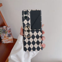 เคสแบบฝาพับสำหรับ OPPO ค้นหาที่ใส่แหวนหนังแฟชั่น N2แบบมีห่วงใส่โทรศัพท์ผู้หญิงเคสโทรศัพท์แฟชั่นความคิดสร้างสรรค์ส่วนบุคคลป้องกันการตกเต็มรูปแบบ