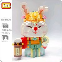 LOZ 9270 Animal World Mid-Autumn Festival Rabbit Princess Model DIY Mini Diamond Blocks Bricks Building Toy for Children no Box