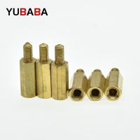 20PCS/LOT M3 Male Hexagonal Brass PCB Standoffs Spacers Screw M3*(5/6/8/10/12/15//18/20)+6mm M3 Hex Screws Fasteners