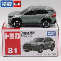 Tomica Toyota RAV4 SUV Tp81รถอัลลอยด์พรีเมี่ยม Sumilation Diecast เครื่องประดับตั้งโต๊ะรุ่น1/66ของขวัญวันเกิดเด็กของเล่น