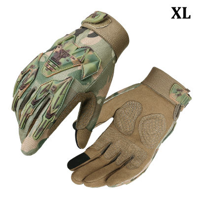 กีฬาถุงมือขี่จักรยานทหารลายพรางถุงมือใช้งาน GUDE001สำหรับผู้ชายถ่ายภาพการล่าสัตว์เพนท์บอลขี่สกีปลอกสวมนิ้วเต็มรูปแบบ