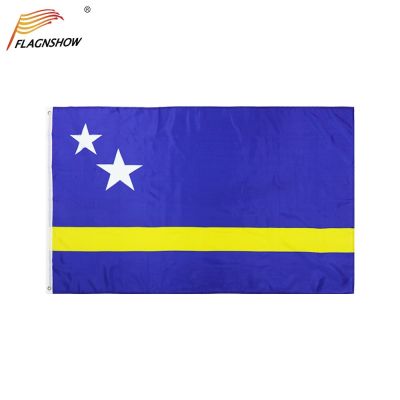 3x5 Ft Curacao Flag for Decor Electrical Connectors