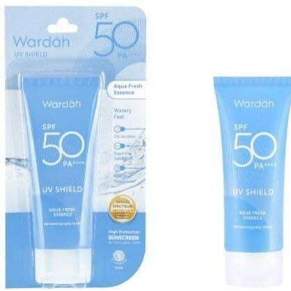 wardah sunscreen hijau wajah UV Shield Essential Gel SPF 50 | Lazada ...