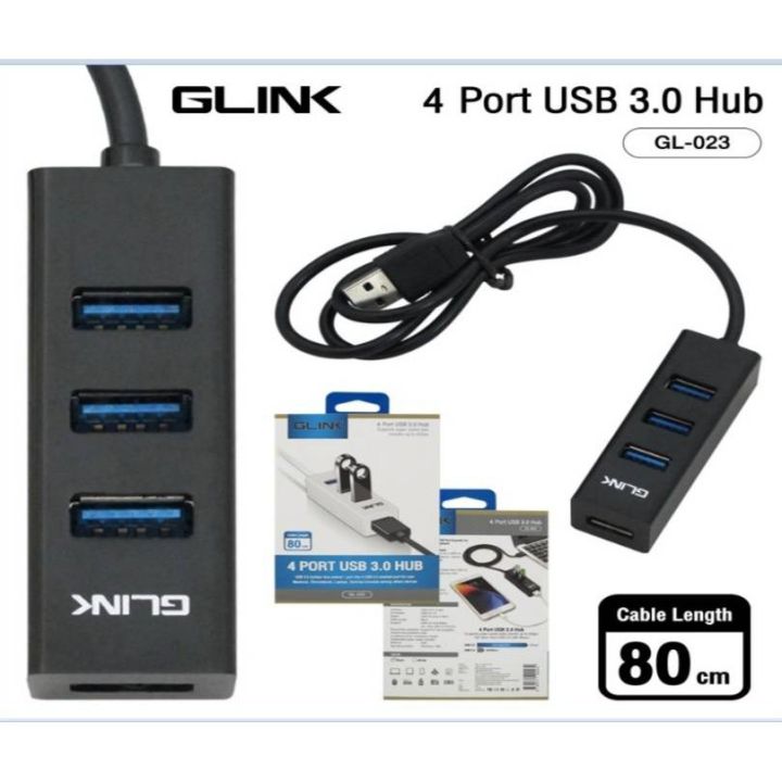 hotลดราคา-glink-gl-023-usb-hub-3-0-สายยาว-80เซน-ของแท้-ที่ชาร์จ-แท็บเล็ต-ไร้สาย-เสียง-หูฟัง-เคส-airpodss-ลำโพง-wireless-bluetooth-โทรศัพท์-usb-ปลั๊ก-เมาท์-hdmi-สายคอมพิวเตอร์