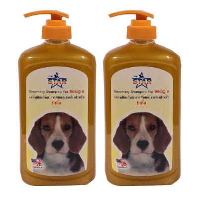 แชมพูสุนัข แชมพูอาบน้ำหมา ป้องกันอาการคันและขนร่วงสำหรับ บีเกิ้ล 1000ml. 2 ขวด ลดอาหารคัน ลดกลิ่นตัว