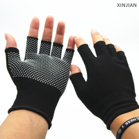 ? [XINJIAN] IPTY Veli Shy Meigutivi Half Finger Breathable ขี่จักรยาน MTB เดินป่าฟิตเนสถัก Antiskid ถุงมือ