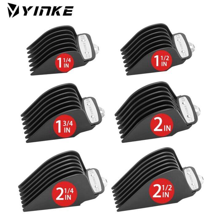 YINKE Clipper Guards for Wahl Hair Clippers Trimmers with Metal Clip