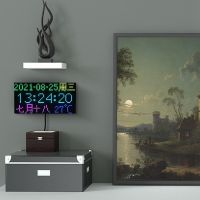 RGB--P3-64X32 Dot Screen RGB Full Color Multi Features Digital Clock for Pico Parts Kit