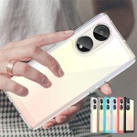 For Reno 8T 5G Case Cover OPPO Reno 8T 5G Reno8 T Capas Transparent Silicone Clear Border Fundas OPPO Reno 8T 5G Protector Cover