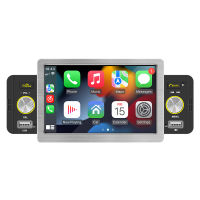 5นิ้วเครื่องเสียงรถยนต์เครื่องเล่น MP5 Single Din BT RDS เครื่องรับวิทยุ FM พร้อม Carplay ไร้สาย Android Auto รองรับการแบบแฮนด์ฟรี