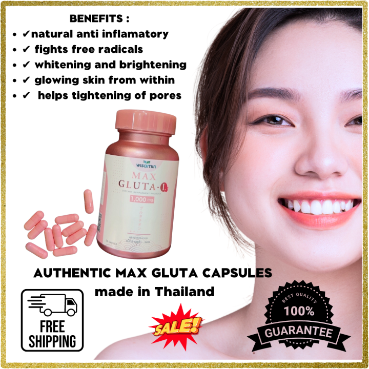 Original Authentic Max Gluta Thailand Collagen With Glutathione 