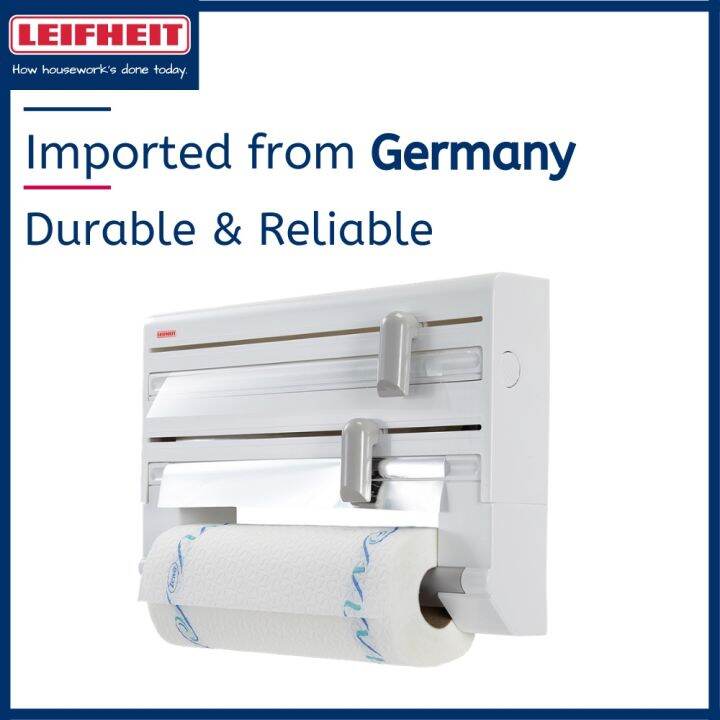 Leifheit Kitchen Organiser Wall Mounted Roll Holder For Kitchen Towel