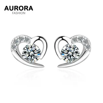 AURORA 925 Silver Six-claw Diamond Shiny Adjustable Ring JZ049