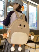 Uniqlo High-end 2023 NEW Girls Backpack Plush Doll Bag Cute Childrens Backpack Japanese Cartoon Elementary School School Bag Girl College Style schoolbag New