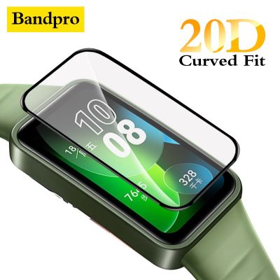 Film pelindung tepi melengkung penuh untuk jam tangan Huawei Fit 2 pelindung layar jam tangan pintar untuk Huawei Honor Band 8 7 6 penutup pelindung
