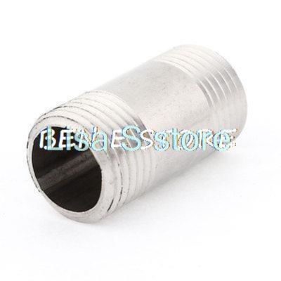 1/2 quot; PT Plumbing Fitting Metal Male to Male Thread Piping Adapter Connector