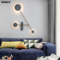 Simple New Modern LED Wall Lamps For Living Study Room Bedroom Bedside Lights Gold Black Iron Painted Indoor Lighting Luminaire