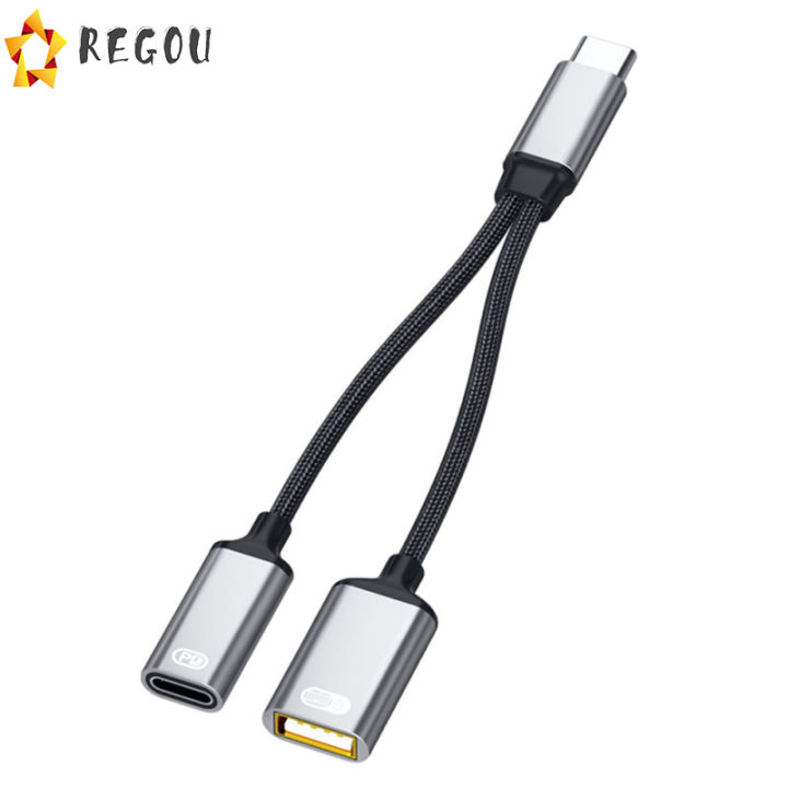 multi-functional-type-c-2-in-1-adapter-cable-pd-fast-charge-otg-compatible-for-ipad-pro-tv-chromecast-samsung