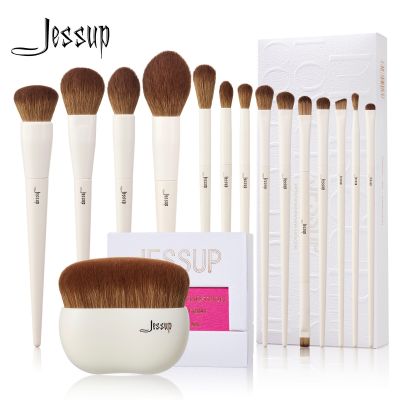 Jessup Makeup Brushes 10-14pc Makeup Brush set Synthetic Foundation Brush Powder Contour Eyeshadow Liner Blending Highlight T329 Makeup Brushes Sets