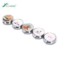 1pc Cute Multi Functional Round Iron Tin Small Storage Boxes&amp;Bins Jewelry Coin Earphone Box Zipper Bag Candy Pill Case Organizer Storage Boxes
