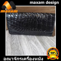 ร้านอันดับ1 หนังของแท้ เลือกซื้อเลือกชมได้ที่ร้าน Nawabizz Genuine Crocodile Leather(สีดำ)กระเป๋าหนังจระเข้แท้ หนังเต็มใบ กระเป๋า 3 พับ หนังแท้ของเเท้ งานระดับพรีเมี่ยม ใส่เก็บสัมภาระได้มากมาย