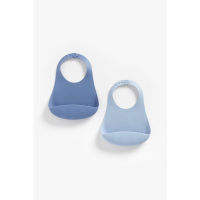 ผ้ากันเปื้อน Mothercare You, Me And The Sea Crumb-Catcher Silicone Bibs - 2 Pack UB532