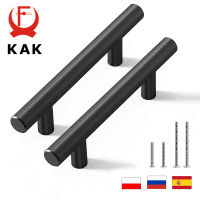 KAK 20pcs Kitchen Handles Black Gold Silver Stainless Steel T Bar Pulls 96mm Cabinet Knobs and Handles Furniture Handle Hardware