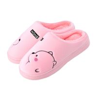 Plush Indoor Home Ladies Men S Non-Slip Shoes Soft Warm Cotton Silent Slippers