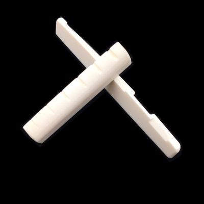 ：《》{“】= 2 Sets Of 4Pcs Acoustic Guitar Bone Bridge Saddle And Nut Made Of Real Bone