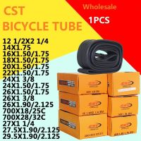 ท่อโครงจักรยาน12/14 / 16 / 18 / 20 / 700 / 24/26X1.95/1.75 / 1.50 / 1 3/8นิ้ว CST ยางใน Schrader Presta วาล์ว Av/fv