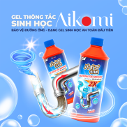 Gel thông tắc sinh học AIKOMI làm sạch, bảo vệ đường ống bồn rửa mặt